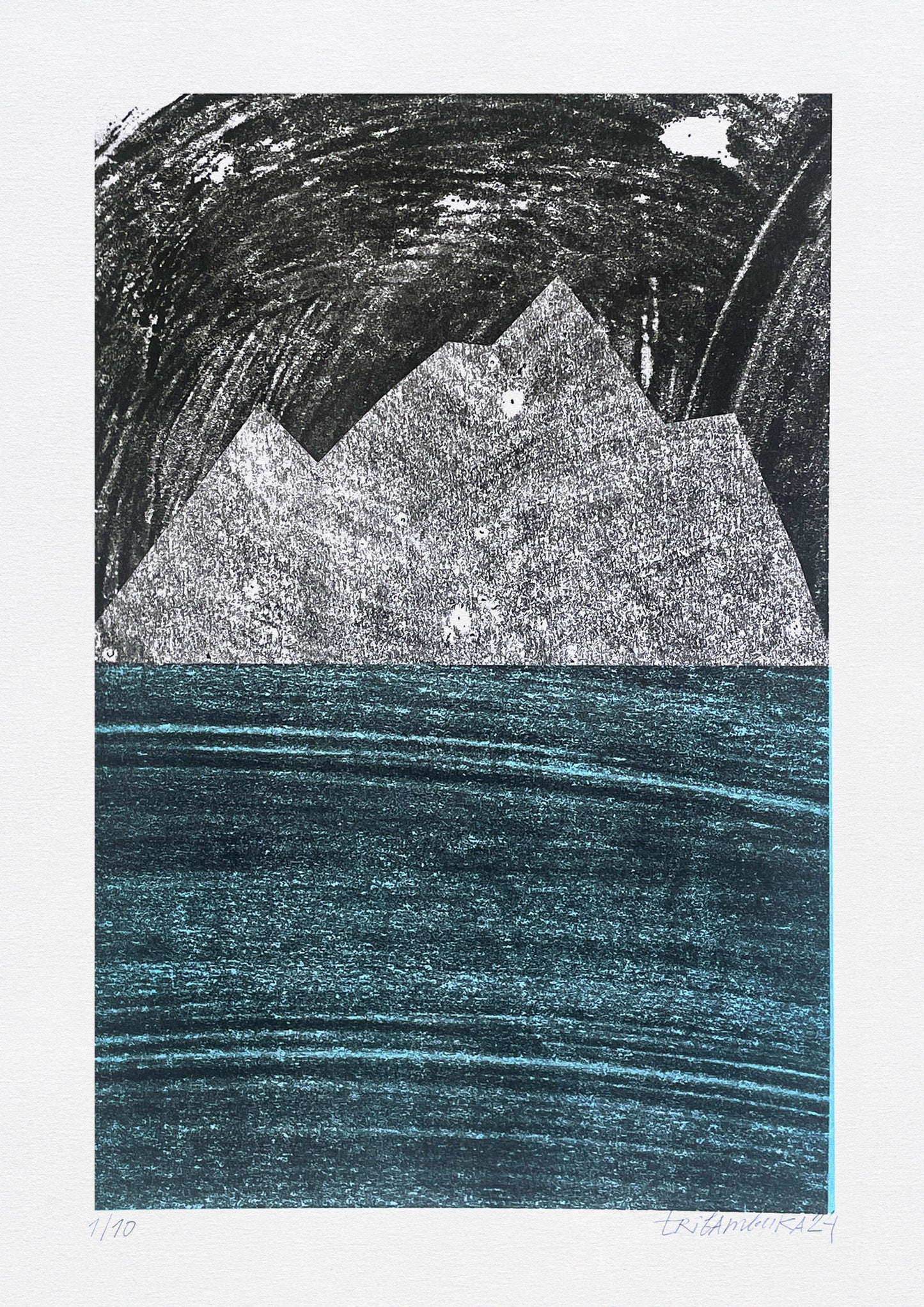 Island 3 - Limited Edition Riso Print