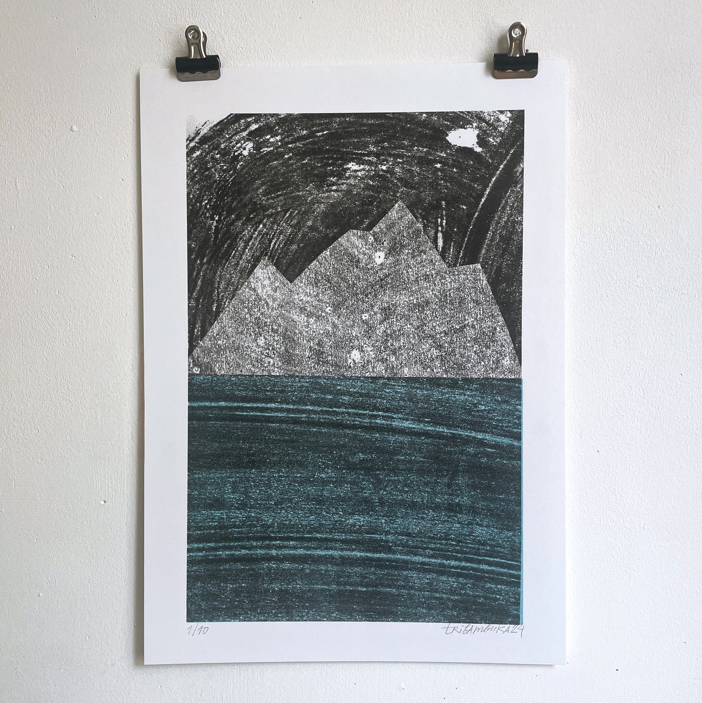 Island 3 - Limited Edition Riso Print